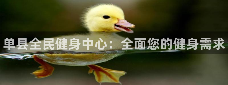 尊龙凯时发展历程：单县全民健身中心：全面您的健身需求