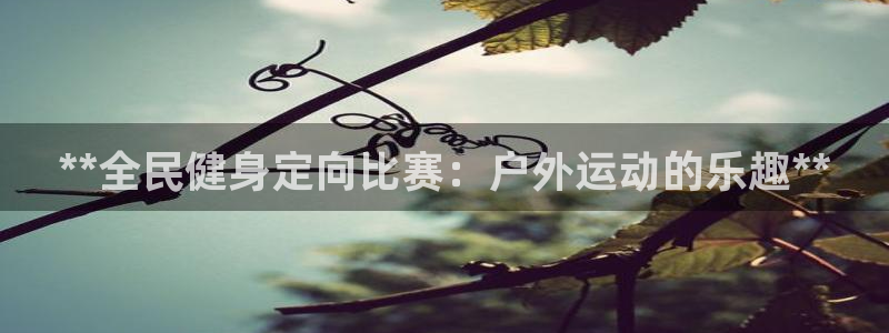 凯时kb88官网网址：**全民健身定向比赛：户外运动的乐