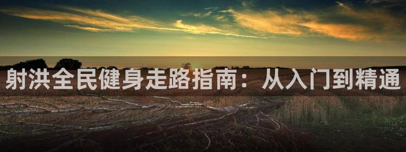 ag尊龙凯时俱乐部：射洪全民健身走路指南：从入门到精通