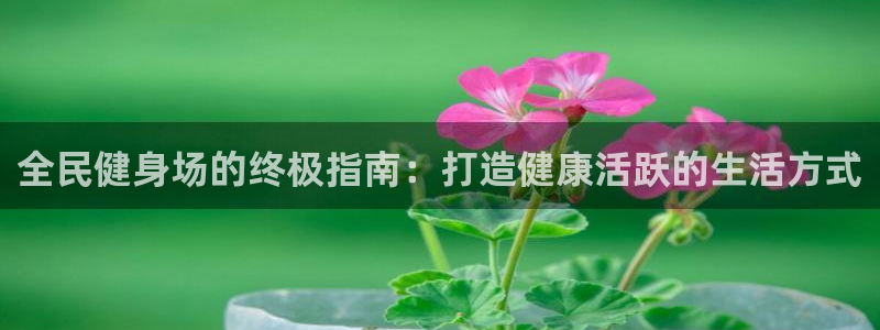 z6com尊龙凯时：全民健身场的终极指南：打造健康活跃的