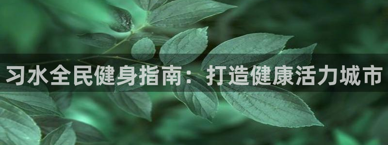 尊龙凯时处理未到账：习水全民健身指南：打造健康活力城市