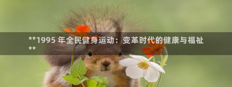 尊龙官方网站：**1995 年全民健身运动：变革时代的健